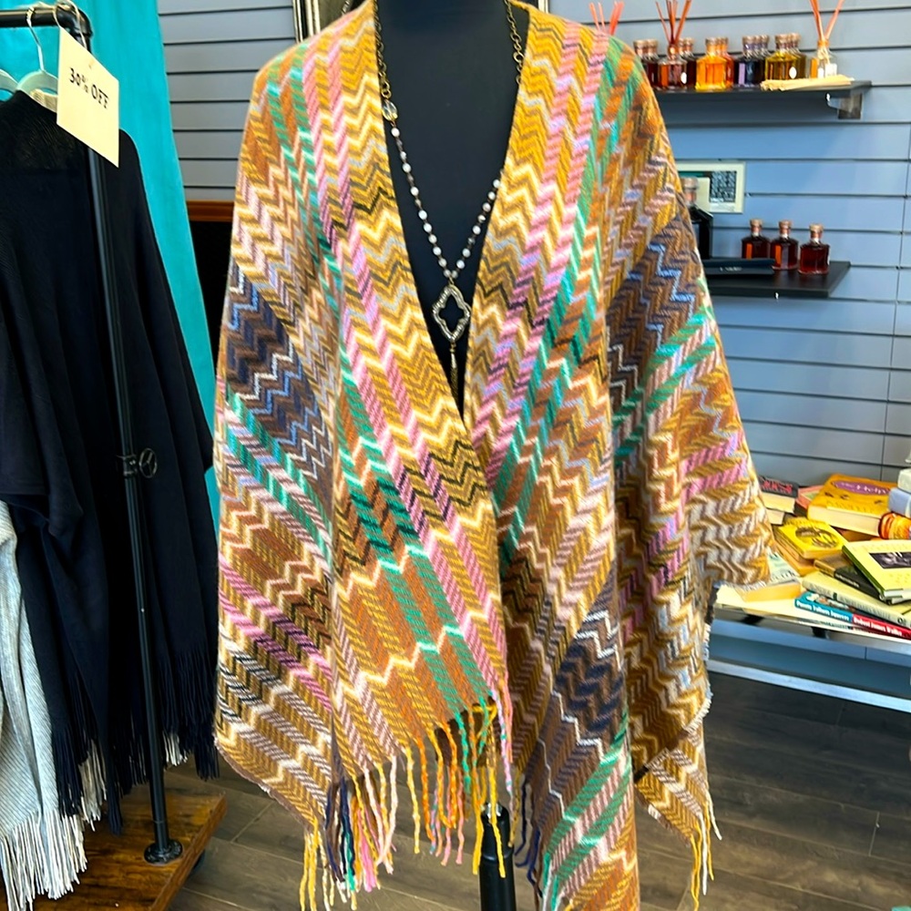 NWT Multi-Color Shrug
